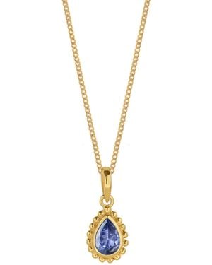 Charlotte's Web Jewellery December Birthstone Necklace - Metallic