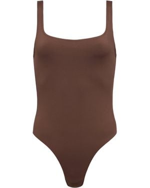 JIV ATHLETICS Sculpt Bodysuit - Brown