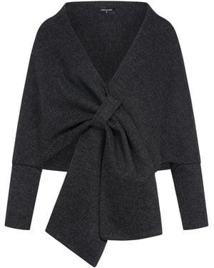 Marianna Déri Cape Jacket Anthracite - Black
