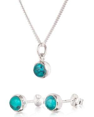 The Jewellery Store London December Birthstone Jewellery Set - Blue