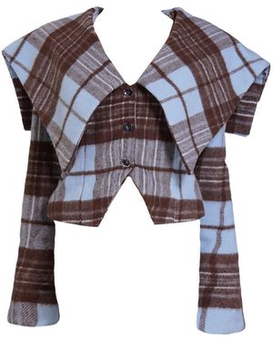 28Natelier The Plaid Wool Jacket - Multicolor
