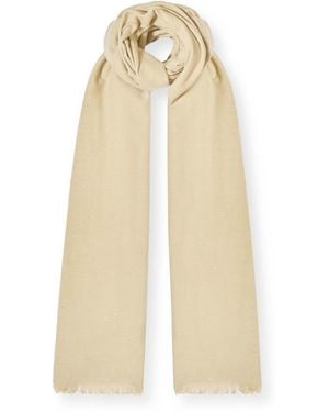 James Lakeland Neutrals Soft Shine Ivory Scarf - White