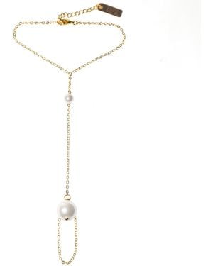 Studio Baloge Auréole Hand Chain - White