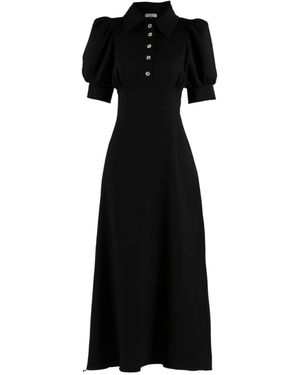 Tuva Collection Elegance, Timeless Dress Capturing The Essence Of Royalty - Black