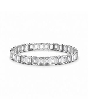 SHYMI Flexi Emerald Tennis Bracelet - Metallic