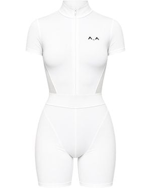 Altra Volta Ace Zip Unitard - White