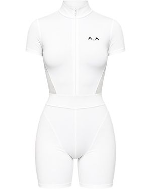 Altra Volta Ace Zip Unitard - White