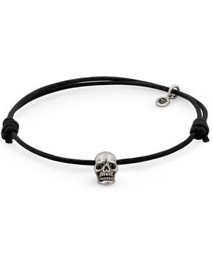 Snake Bones Skull Bracelet - Black