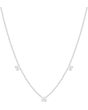 Dyamka Three Diamonds Necklace - Metallic