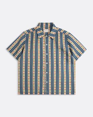 Far Afield Busey Bay Stripe Shirt - Blue