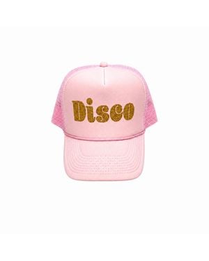 Julia Clancey Disco Trucker Cap - Pink