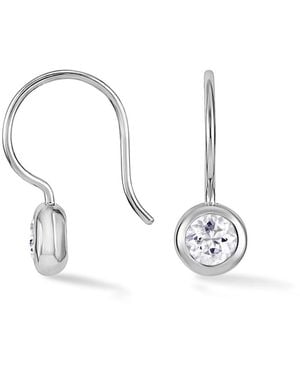 Dower & Hall Topaz Dewdrop Earrings - Metallic