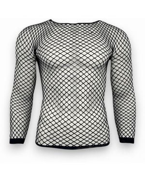 Monzlapur New York Classic Mesh Top - Grey