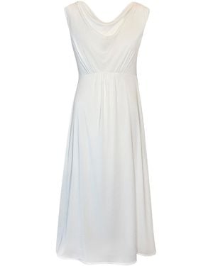 Alie Street London Darcie Cowl Neck Dress - White