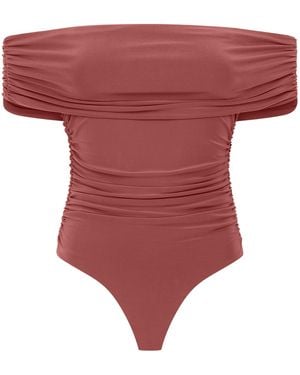 Celestine & Mae Gabbro Bodysuit - Red