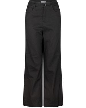 Dref Rome Linen Pant - Black