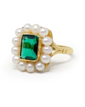 Vintouch Italy Luccichio Quartz Ring With Agate - Multicolour