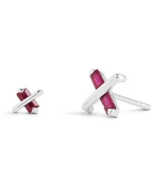Kasun Butterfly Kiss Earrings - Pink