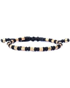 Harbour Uk Freya Vermeil Rope Bracelet - Blue