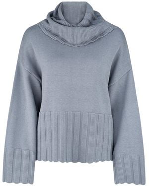 Dref Venus Rollneck Jumper - Blue