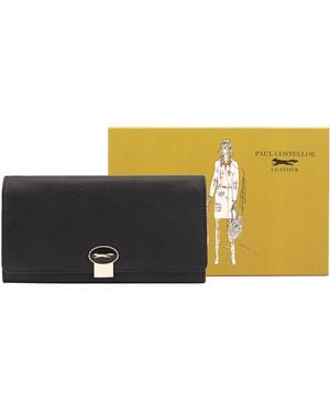 Paul Costelloe Claire Leather Purse - Yellow