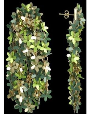 LOTT.gioielli Sequin Flower Rain - Black