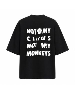 mysimplicated Oversized T-Shirt With Not My Circus Design W - Blue