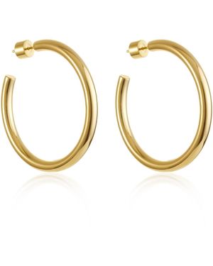 The Perfect Hoop Women's Gold The Perfect Hoop - Metallic