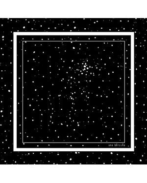 Una Berzina Printed Polka-Dot Scarf - Black