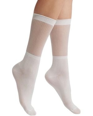 HIGH HEEL JUNGLE by KATHRYN EISMAN Glitter Dance Socks - Grey