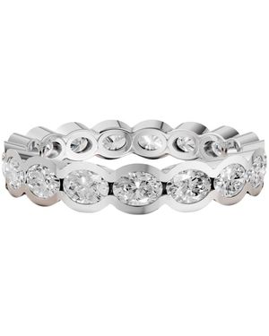 Aya Fine Jewelry Oval Lab Diamond Eternity Ring - White