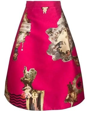 Maxjenny Knee-Length Skirt - Pink