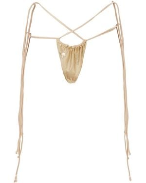 Siren Swimwear Siren Ibiza Reversible Bottom - White
