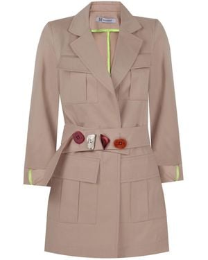 Mirimalist Neutrals Terra Blazer - Brown
