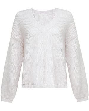 Audrey Vallens Neutrals Miss Av Knit Jumper - White