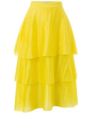 Emma Wallace Beam Skirt - Yellow
