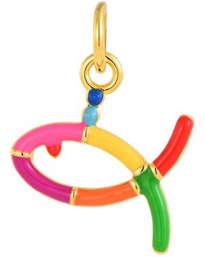 Pinnole Fish 'N Love Charm - Pink