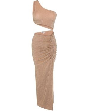 Selkie Gloria Maxi Dress - Natural