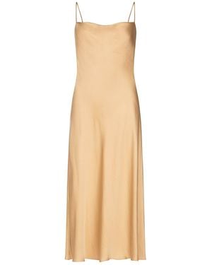 Roses Are Red Neutrals The Midi Slipdress - Natural