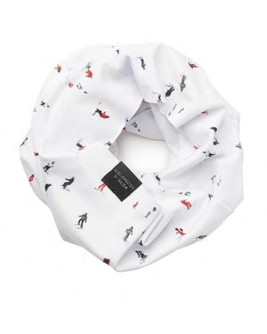 Dede Johnston Skier Nordic Neckwarmer Unlined - White