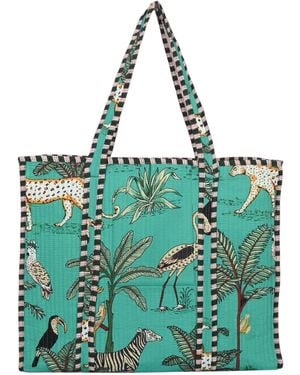 Conscious Yoga Collective The Ultimate Jungle Tote - Green