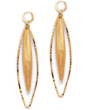 Jaredjamin Zeppelin Haley Leverback Earrings - White