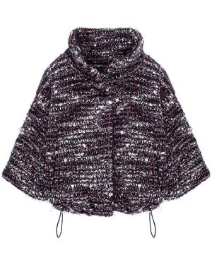 concept A trois Bouclé Wool Jacket With Padding Special Capsule "Self.Readytowear" - Grey