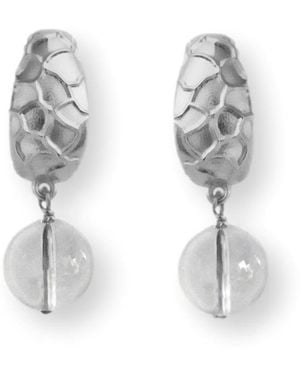 Gem Island Roca Earrings - Metallic