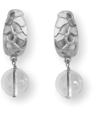 Gem Island Roca Earrings - Metallic