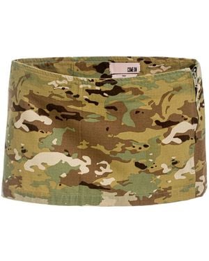 Come on Camouflage Mini Skirt - Green