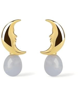 Freqnc Atelier Moon Earrings - Metallic
