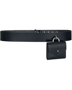 Haute Cuir Micro Waist Belt Bag - Blue