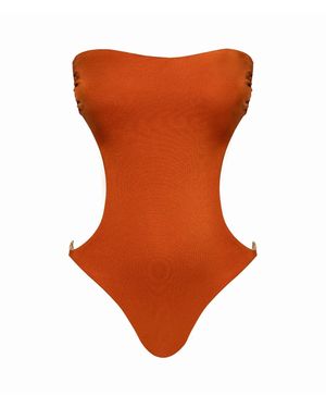 Cherina Beachwear Llc Priyana Swimsuit - Orange
