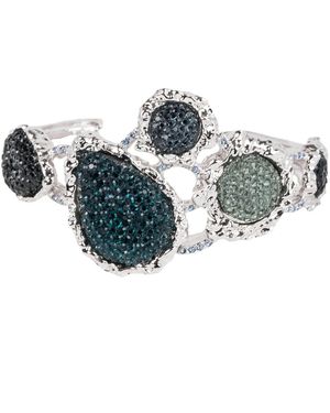 Saachi Pear Crystal Bracelet - Blue